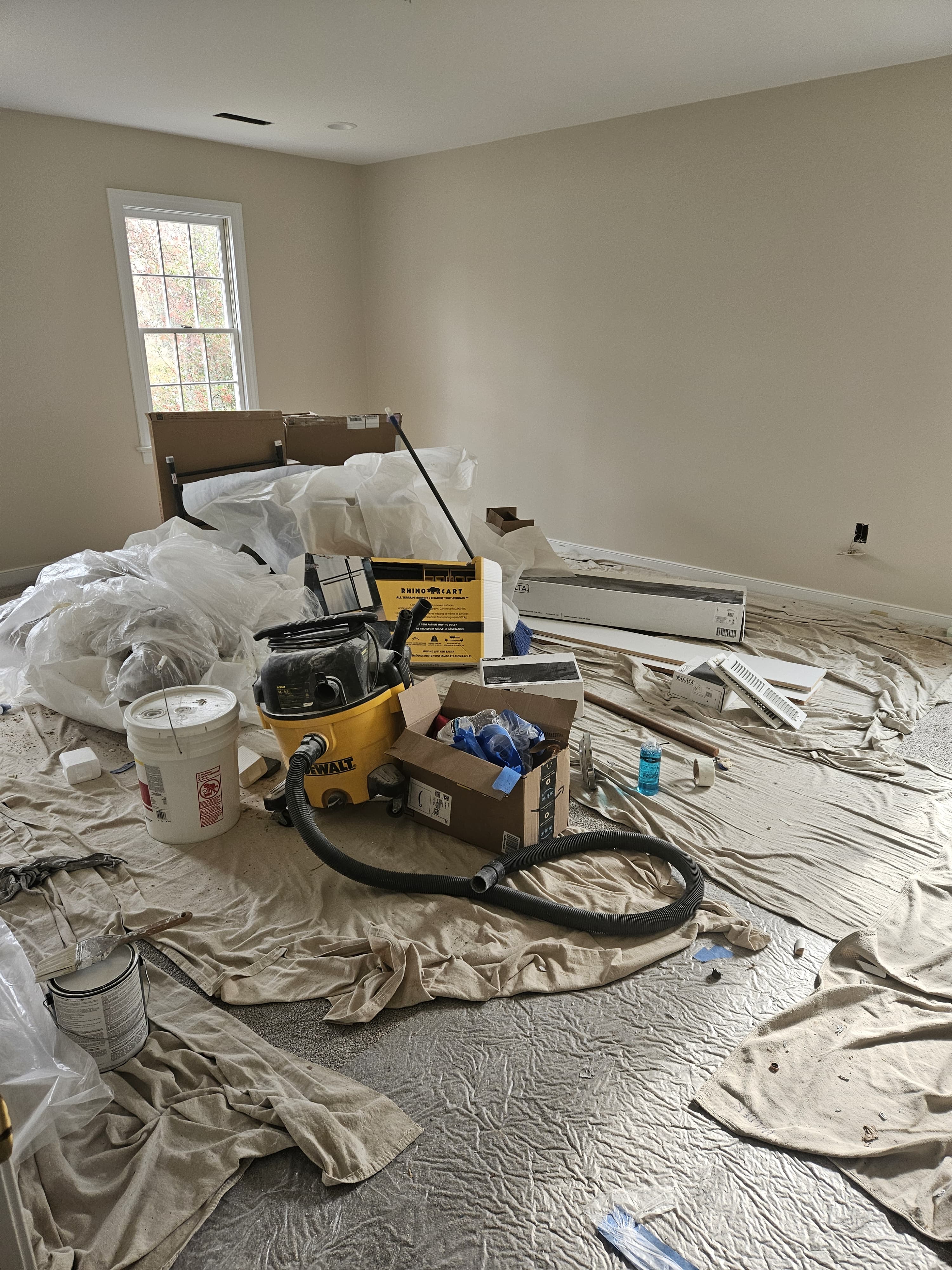 Interior painting preparation